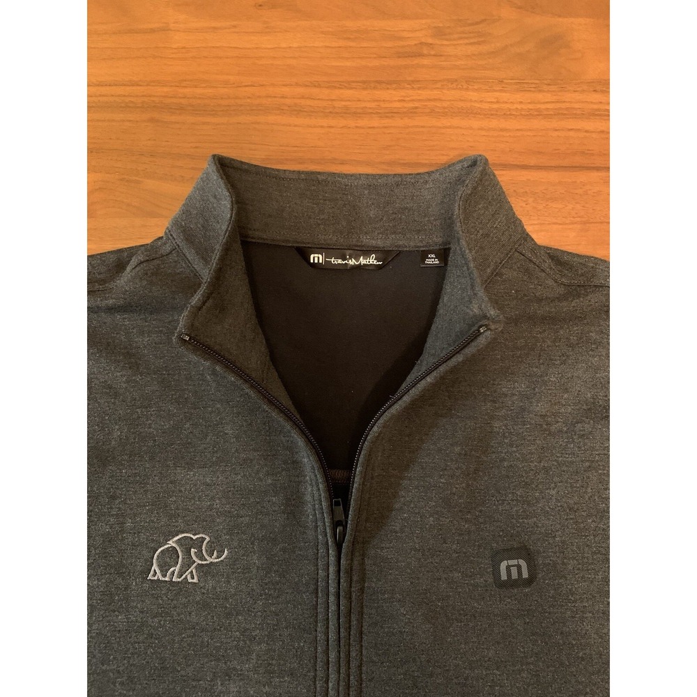 Travis Mathew 1/4 Quarter Zip Pullover Jacket Mens XXL Mammoth Micromodal Golf